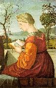 Vittore Carpaccio The Virgin Reading oil on canvas